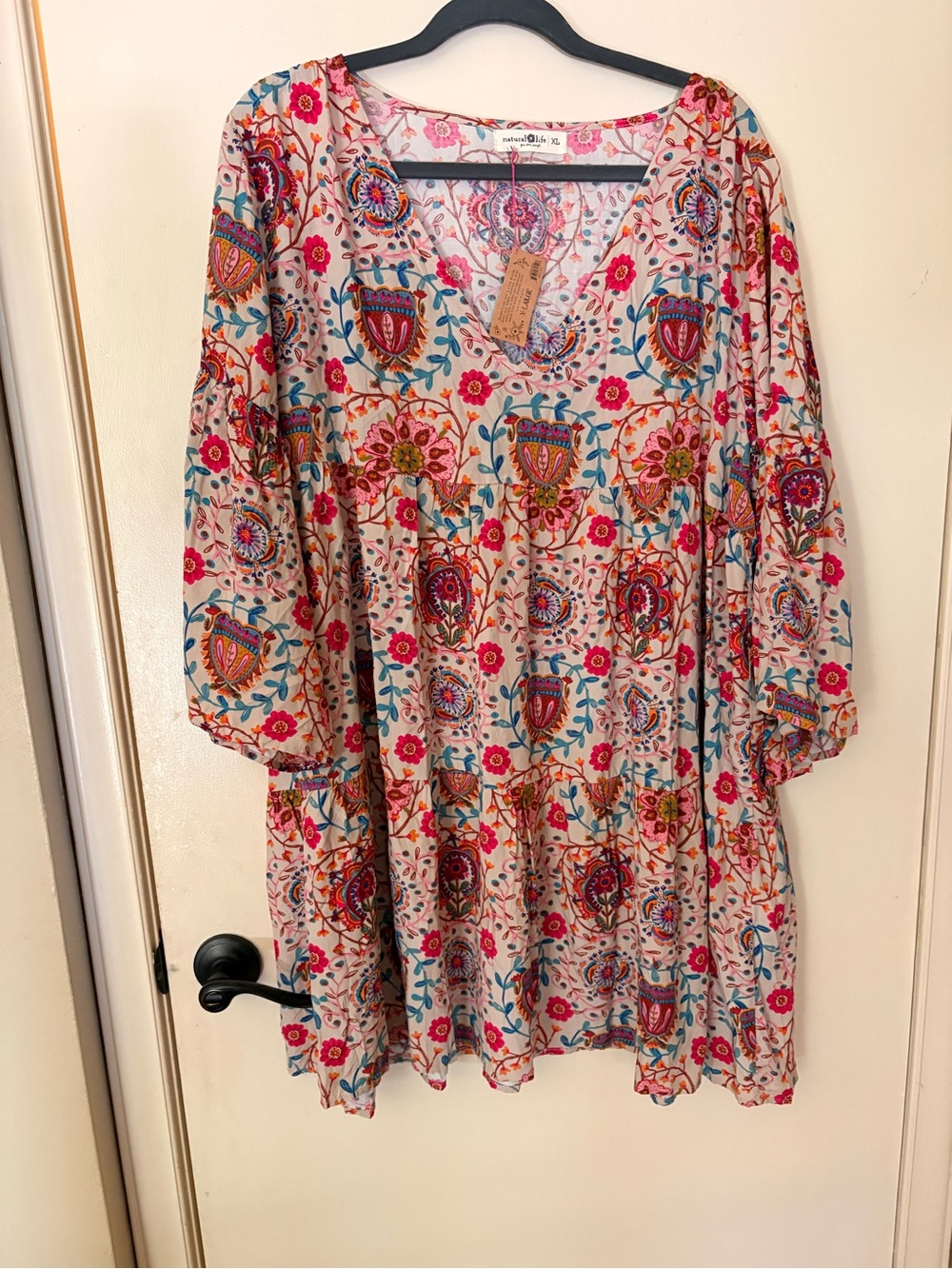 NWT Natural Life Charlotte Mini Dress, size XL